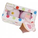 Box of 2 Pink Cupcake One-pieces