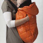 Pookie Poncho Orange Anna holding baby (2)