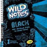 Crayola Wild Notes Black Notebook (2)
